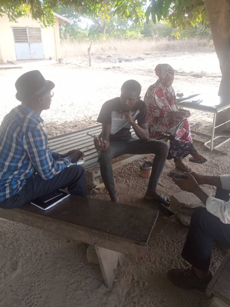 Bwiam Hospital staff audience